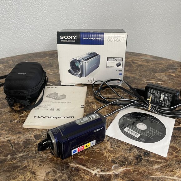 Sony Cameras, Photo & Video Sony Handycam Dcr5x44 Blue Digital